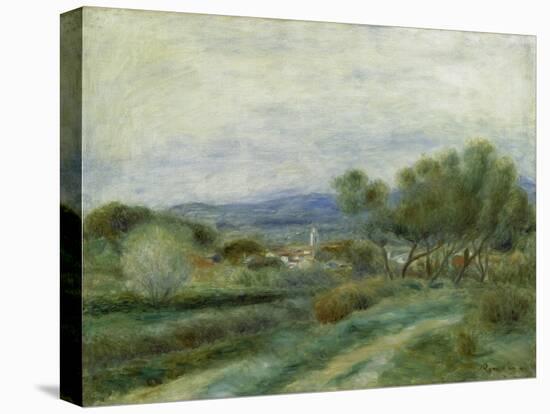 Green Landscape (View of La Seyne), C. 1890-Pierre-Auguste Renoir-Stretched Canvas