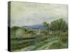 Green Landscape (View of La Seyne), C. 1890-Pierre-Auguste Renoir-Stretched Canvas