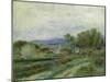 Green Landscape (View of La Seyne), C. 1890-Pierre-Auguste Renoir-Mounted Giclee Print