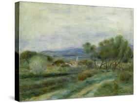 Green Landscape (View of La Seyne), C. 1890-Pierre-Auguste Renoir-Stretched Canvas