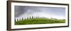 Green landscape with cypress trees and rolling hills, Tuscany, Italy, Europe-Nagy Melinda-Framed Photographic Print