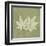 Green Leaf Square 1-Albert Koetsier-Framed Art Print