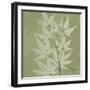 Green Leaf Square 2-Albert Koetsier-Framed Art Print