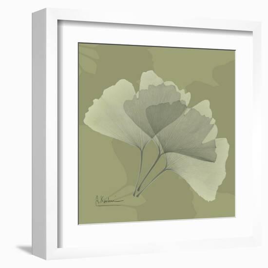 Green Leaf Square 4-Albert Koetsier-Framed Art Print