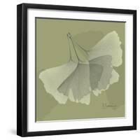 Green Leaf Square 6-Albert Koetsier-Framed Art Print