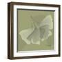 Green Leaf Square 6-Albert Koetsier-Framed Art Print