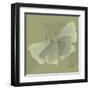 Green Leaf Square 6-Albert Koetsier-Framed Art Print