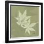 Green Leaf Square 7-Albert Koetsier-Framed Art Print