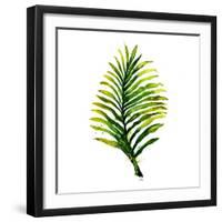 Green Leaves Square II-Elizabeth Medley-Framed Art Print