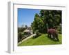 Green Llama in Parque de la Amistad (Friendship Park), Santiago de Surco District, Lima, Peru, Sout-Karol Kozlowski-Framed Photographic Print