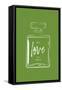 Green Love Perfume-Martina Pavlova-Framed Stretched Canvas