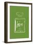 Green Love Perfume-Martina Pavlova-Framed Art Print