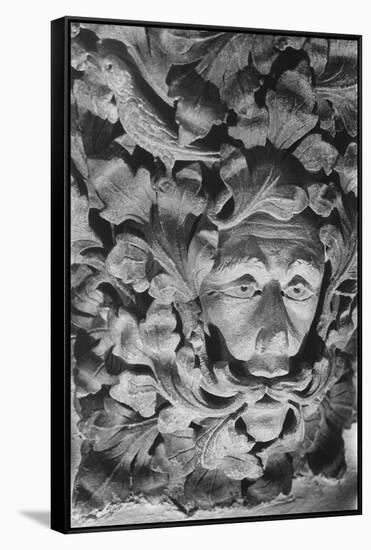 Green Man, All Saints Church, Sutton Benger, Wiltshire, England-Simon Marsden-Framed Stretched Canvas