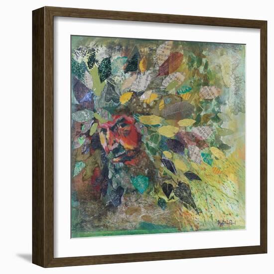 Green Man-Sylvia Paul-Framed Giclee Print