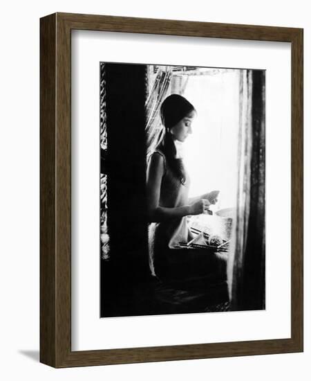 Green Mansions, Audrey Hepburn, Directed by Mel Ferrer, 1959-null-Framed Photographic Print