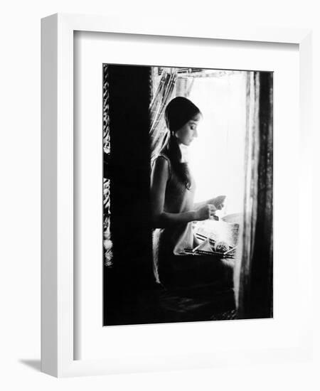 Green Mansions, Audrey Hepburn, Directed by Mel Ferrer, 1959-null-Framed Photographic Print