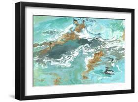 Green Marble IV-Eva Watts-Framed Art Print