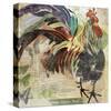 Green March Rooster-null-Stretched Canvas