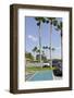 Green Marked Parking Lot for Hybrid Vehicles Only, Key Largo, Florida Keys, Florida, Usa-Axel Schmies-Framed Photographic Print
