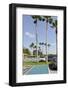 Green Marked Parking Lot for Hybrid Vehicles Only, Key Largo, Florida Keys, Florida, Usa-Axel Schmies-Framed Photographic Print