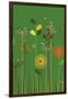 Green Meadow-Dicky Bird-Framed Giclee Print