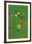 Green Meadow-Dicky Bird-Framed Giclee Print