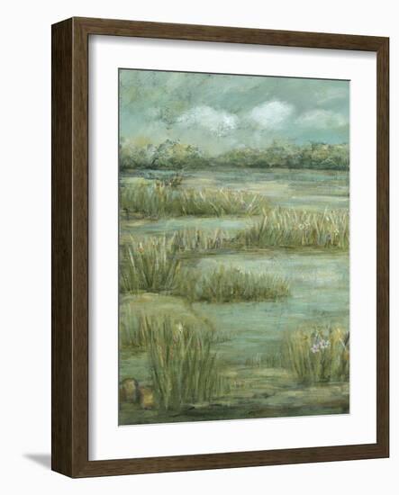 Green Meadows I-Beverly Crawford-Framed Art Print