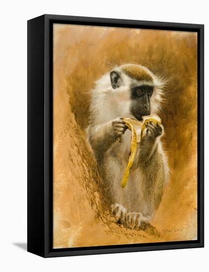 Green Monkey 11-Michael Jackson-Framed Stretched Canvas