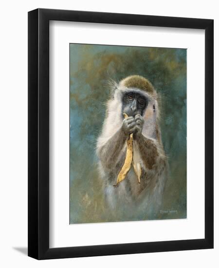 Green Monkey Study-Michael Jackson-Framed Giclee Print