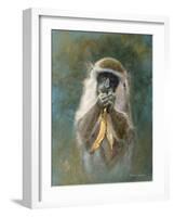 Green Monkey Study-Michael Jackson-Framed Giclee Print