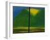 Green Mountain with Yellow-Vaan Manoukian-Framed Art Print