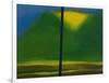 Green Mountain with Yellow-Vaan Manoukian-Framed Art Print