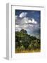 Green Mountains and Clouds-Nish Nalbandian-Framed Art Print