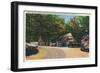 Green Mountains, Vermont, View of Giant Boulders in Smugglers Notch-Lantern Press-Framed Art Print