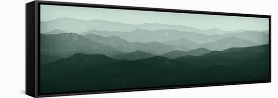 Green Mountains-Ryan Fowler-Framed Stretched Canvas