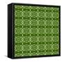 Green Native Pattern-weknow-Framed Stretched Canvas