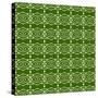 Green Native Pattern-weknow-Stretched Canvas