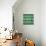 Green Nordic Sweater I-Artique Studio-Art Print displayed on a wall