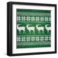 Green Nordic Sweater I-Artique Studio-Framed Art Print