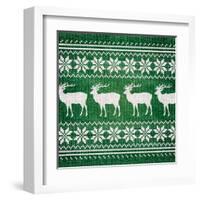 Green Nordic Sweater I-Artique Studio-Framed Art Print