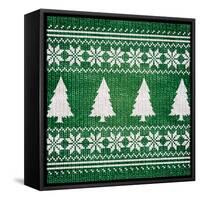 Green Nordic Sweater II-Artique Studio-Framed Stretched Canvas