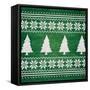 Green Nordic Sweater II-Artique Studio-Framed Stretched Canvas