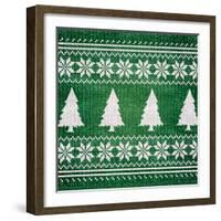 Green Nordic Sweater II-Artique Studio-Framed Art Print