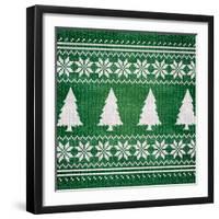 Green Nordic Sweater II-Artique Studio-Framed Art Print