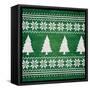 Green Nordic Sweater II-Artique Studio-Framed Stretched Canvas