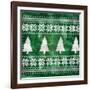 Green Nordic Sweater II-Artique Studio-Framed Art Print