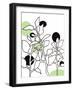 Green Note-Jan Weiss-Framed Art Print