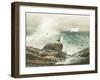 Green Ocean I-Steve Hunziker-Framed Art Print