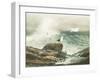 Green Ocean I-Steve Hunziker-Framed Art Print