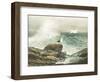 Green Ocean I-Steve Hunziker-Framed Art Print